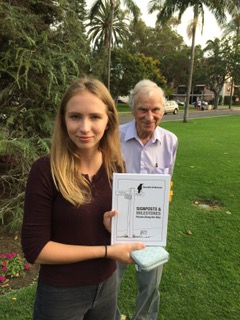 Ashleen Bird, with grandfather and company founder, Kenneth Hodkinson